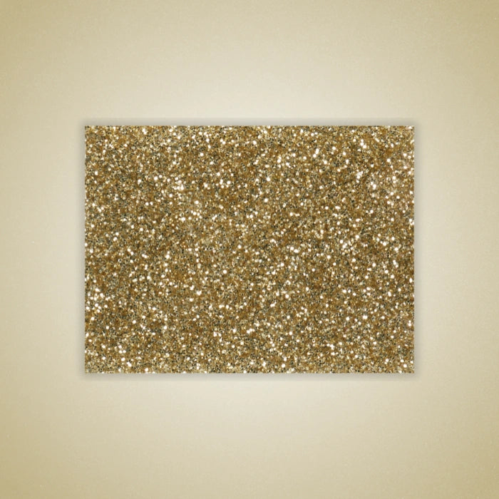 Gold Glitter Acrylic Sheet. Radiant gold finish packed with fine glitter for maximum shine. Perfect for luxury crafts, holiday ornaments, and glamorous event signage. Compatible with laser cutters like Glowforge, xTool, and OMTech. Ideal for precise cuts and detailed designs. Perfect for hobbyists, Etsy sellers, and small business owners creating personalized signs, wedding decor, name tags, ornaments, cake toppers, and custom gifts. Pre-cut to fit standard laser beds.