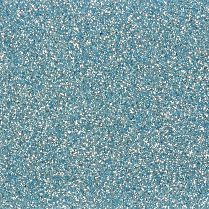 Close-up of Light Blue Glitter Acrylic Sheet. Bright aqua-blue acrylic with shimmering glitter finish. Perfect for custom cake toppers, party signs, and DIY accessories that catch the eye. Compatible with laser cutters like Glowforge, xTool, and OMTech. Ideal for precise cuts and detailed designs. Perfect for hobbyists, Etsy sellers, and small business owners creating personalized signs, wedding decor, name tags, ornaments, cake toppers, and custom gifts. Pre-cut to fit standard laser beds.