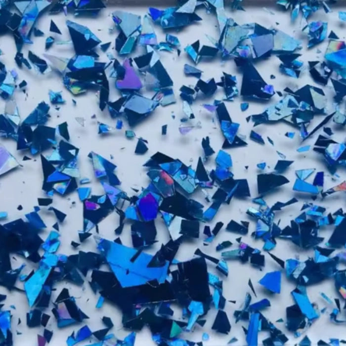 Blue Confetti Glitter Acrylic Sheet