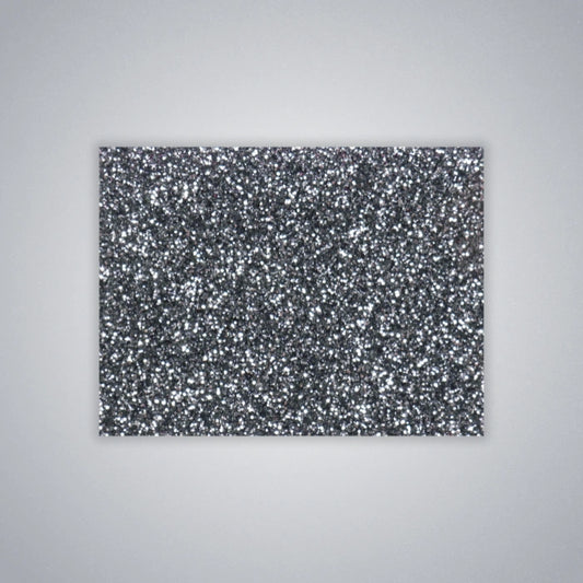 Dark Gray Glitter Acrylic Sheet. Rich charcoal base with embedded glitter for a dramatic sparkling effect. Ideal for bold laser-cut signage, night-themed party decor, and statement accessories. Compatible with laser cutters like Glowforge, xTool, and OMTech. Ideal for precise cuts and detailed designs. Perfect for hobbyists, Etsy sellers, and small business owners creating personalized signs, wedding decor, name tags, ornaments, cake toppers, and custom gifts. Pre-cut to fit standard laser beds.
