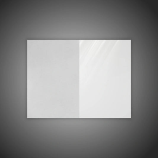 Frosted Clear Acrylic Sheet. Light-diffusing acrylic with a soft matte texture and dual-finish surface. Perfect for backlit signs, privacy panels, and minimalist crafts. Compatible with laser cutters like Glowforge, xTool, and OMTech. Ideal for precise cuts and detailed designs. Perfect for hobbyists, Etsy sellers, and small business owners creating personalized signs, wedding decor, name tags, ornaments, cake toppers, and custom gifts. Pre-cut to fit standard laser beds.
