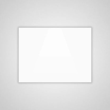Glossy White Acrylic Sheet. Bright white sheet with a clean, high-gloss surface. Perfect for sleek modern signage, home decor, and layered laser-cut designs. Compatible with laser cutters like Glowforge, xTool, and OMTech. Ideal for precise cuts and detailed designs. Perfect for hobbyists, Etsy sellers, and small business owners creating personalized signs, wedding decor, name tags, ornaments, cake toppers, and custom gifts. Pre-cut to fit standard laser beds.