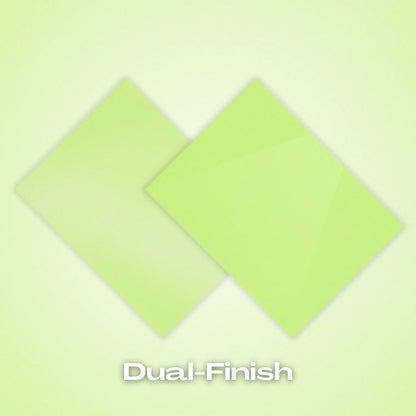Dual-finish: Green Pastel Acrylic Sheet. Fresh minty green shade with dual-finish versatility for matte or gloss designs. Great for crafts, event signage, and nature-inspired laser cut items. Compatible with  laser cutters like Glowforge, xTool, and OMTech. Ideal for precise cuts and detailed designs. Perfect for hobbyists, Etsy sellers, and small business owners creating personalized signs, wedding decor, name tags, ornaments, cake toppers, and custom gifts. Pre-cut to fit standard laser beds.
