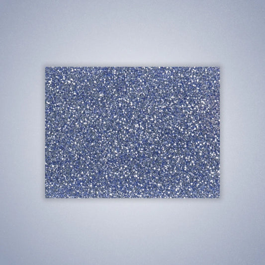 Indigo Blue Glitter Acrylic Sheet. Deep blue base embedded with sparkling glitter flakes. Great for bold signage, event decorations, and standout accessories that shine under light. Compatible with laser cutters like Glowforge, xTool, and OMTech. Ideal for precise cuts and detailed designs. Perfect for hobbyists, Etsy sellers, and small business owners creating personalized signs, wedding decor, name tags, ornaments, cake toppers, and custom gifts. Pre-cut to fit standard laser beds.
