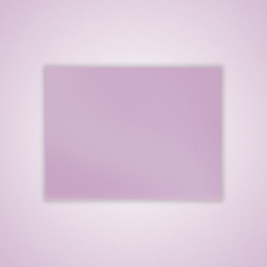 Lavender Pastel Acrylic Sheet. Light purple acrylic with a smooth matte-gloss combo finish for versatile crafting. Ideal for laser-cut wedding decor, small business product tags, or spring-themed DIY projects. Compatible with laser cutters like Glowforge, xTool, and OMTech. Ideal for detailed designs. Perfect for hobbyists, Etsy sellers, and small business owners creating personalized signs, wedding decor, name tags, ornaments, cake toppers, and custom gifts. Pre-cut to fit standard laser beds.
