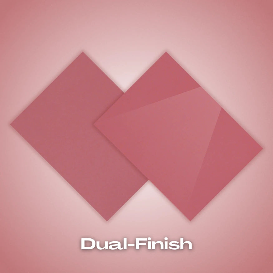 Dual-finish: Mauve Pastel Acrylic Sheet. Muted dusty rose tone with both matte and glossy finish options. Popular for wedding signage, boutique tags, and elegant DIY gifts. Compatible with laser cutters like Glowforge, xTool, and OMTech. Ideal for precise cuts and detailed designs. Perfect for hobbyists, Etsy sellers, and small business owners creating personalized signs, wedding decor, name tags, ornaments, cake toppers, and custom gifts. Pre-cut to fit standard laser beds.

