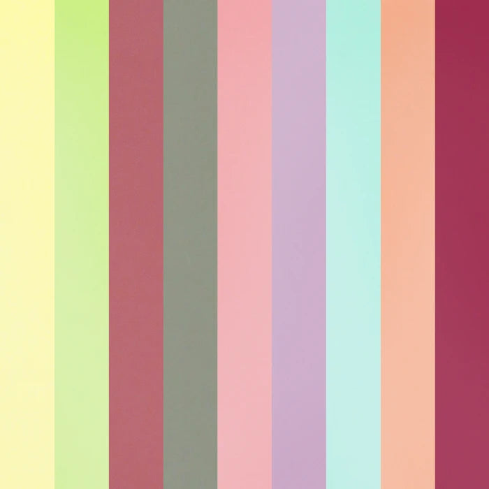 Close-up of Pastel Acrylic Sheets Bundle. Collection of soft, dual-finish pastel acrylics for gentle-toned projects. Ideal for baby showers, weddings, and delicate custom gifts. Compatible with laser cutters like Glowforge, xTool, and OMTech. Ideal for precise cuts and detailed designs. Perfect for hobbyists, Etsy sellers, and small business owners creating personalized signs, wedding decor, name tags, ornaments, cake toppers, and custom gifts. Pre-cut to fit standard laser beds.
