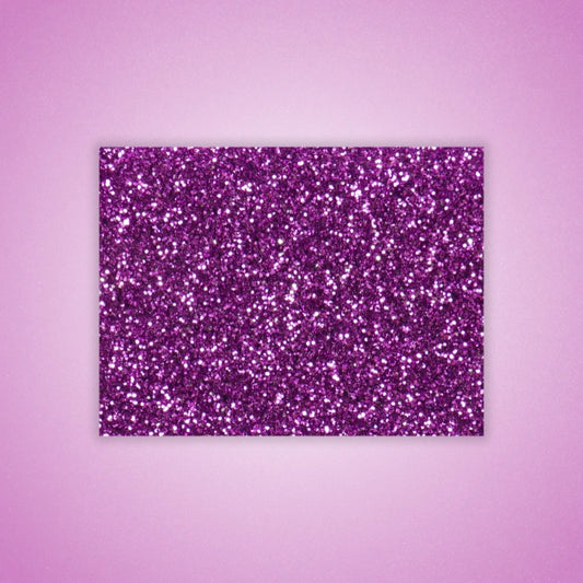 Purple Glitter Acrylic Sheet. Deep violet acrylic with glitter shimmer for a magical finish. Ideal for themed party decor, fantasy-inspired crafts, and expressive signage. Compatible with laser cutters like Glowforge, xTool, and OMTech. Ideal for precise cuts and detailed designs. Perfect for hobbyists, Etsy sellers, and small business owners creating personalized signs, wedding decor, name tags, ornaments, cake toppers, and custom gifts. Pre-cut to fit standard laser beds.
