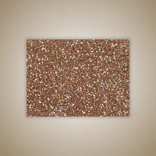 Rose Gold Glitter Acrylic Sheet. Radiant rose gold finish packed with fine glitter for maximum shine. Perfect for luxury crafts, holiday ornaments, and glamorous event signage. Compatible with laser cutters like Glowforge, xTool, and OMTech. Ideal for precise cuts and detailed designs. Perfect for hobbyists, Etsy sellers, and small business owners creating personalized signs, wedding decor, name tags, ornaments, cake toppers, and custom gifts. Pre-cut to fit standard laser beds.

