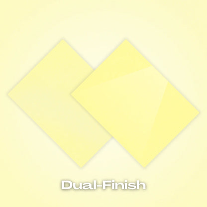 Dual-finish: Yellow Pastel Acrylic Sheet. Bright pastel yellow acrylic with both matte and glossy sides for design flexibility. Ideal for party decorations, kids' crafts, and seasonal signage. Compatible with laser cutters like Glowforge, xTool, and OMTech. Ideal for precise cuts and detailed designs. Perfect for hobbyists, Etsy sellers, and small business owners creating personalized signs, wedding decor, name tags, ornaments, cake toppers, and custom gifts. Pre-cut to fit standard laser beds.
